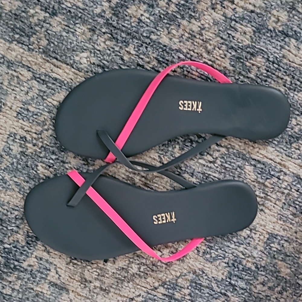 Pink Tkees Riley Neon Sandals - Picture 6 of 6